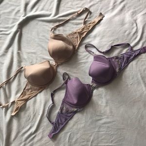 VS Angels full coverage bras not push up